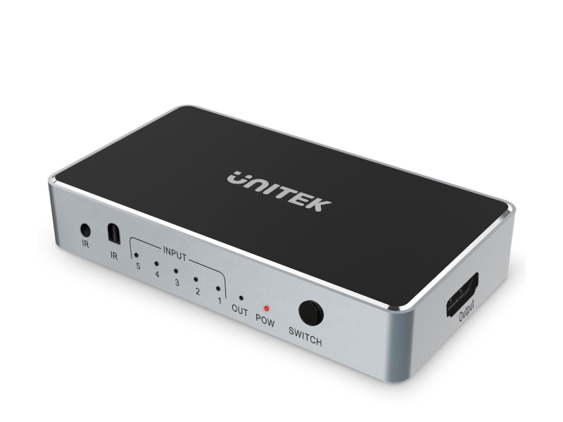Unitek HDMI-Umschalter 1.4b 5 IN-1 OUT 4K