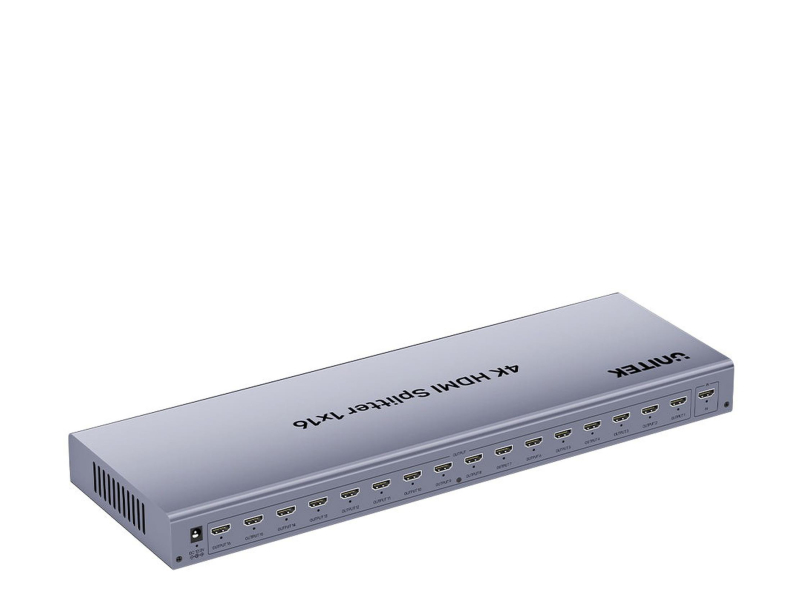 Unitek HDMI-Verteiler 4K 1 Eingang, 16 Ausgänge 4K@30Hz