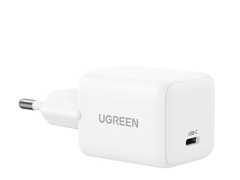 UGREEN Netzladegerät X513 30W GaN 1× USB-C mit USB-C-Kabel – Beispielansicht des Ladegeräts