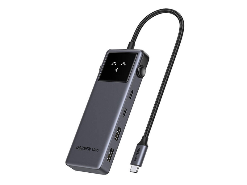 UGREEN Hub USB-C 6w1 Uno CM888 2x USB HDMI 4K 2x USB-C 3.2 PD