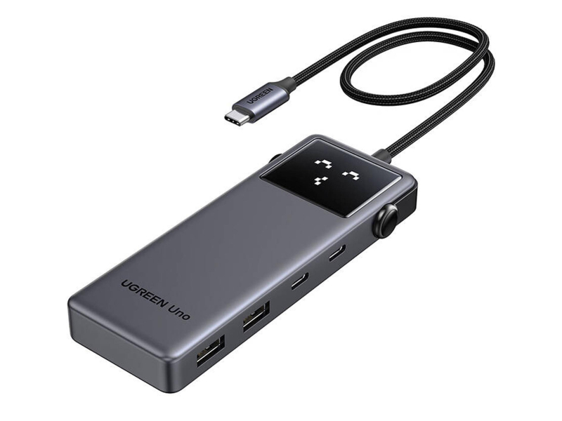 UGREEN Hub USB-C 6w1 Uno CM888 2x USB HDMI 4K 2x USB-C 3.2 PD