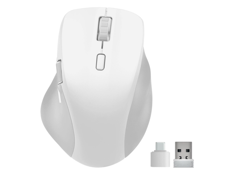 SpeedLink LIBERA Rechargeable Mouse - Wireless, Bluetooth, Silent, whi