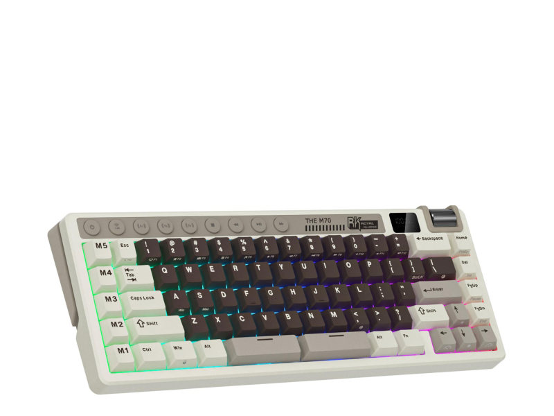 Royal Kludge RK M70 Mocha Grey Cream switch