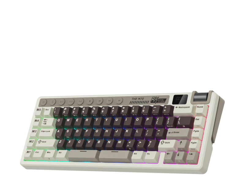 Royal Kludge RK M70 Mocha Grey Cream switch