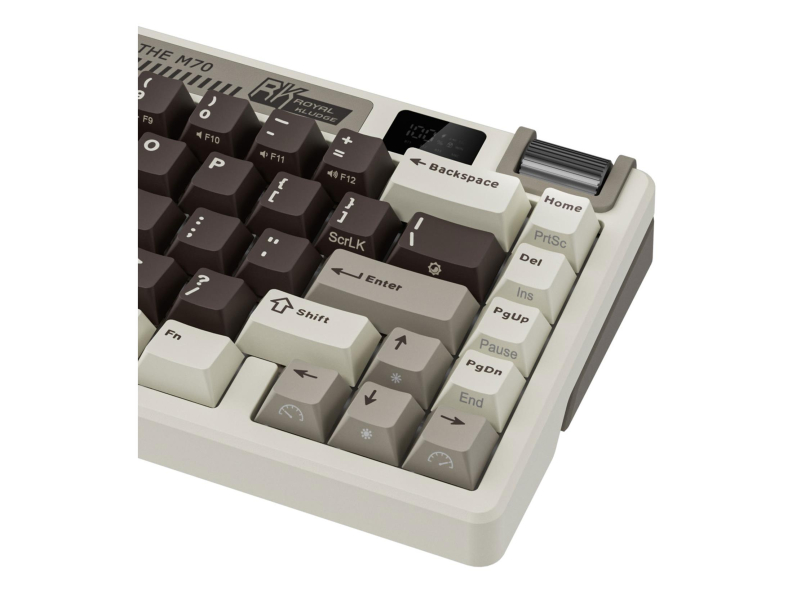 Royal Kludge RK M70 Mocha Grey Cream switch