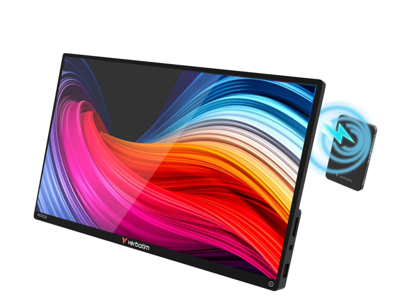 Verbatim 13.3 WUXGA Touch Monitor ALU + Power Bank