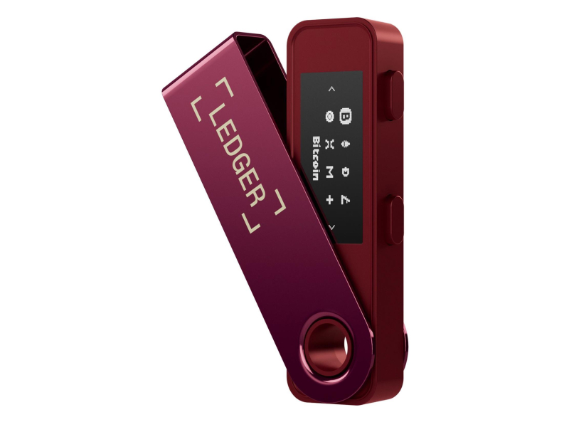 Ledger Nano S Plus Crypto Hardware Wallet Crimson Magenta