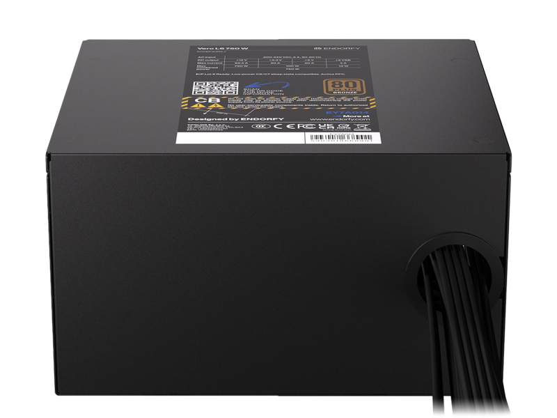 Anschlüsse des ENDORFY Vero L6 Netzteils