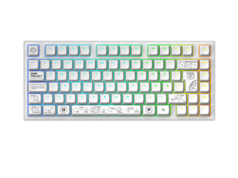 Dark Project ALU81A Terra Nova White ISO DE Mehrsprachige Unterstützung