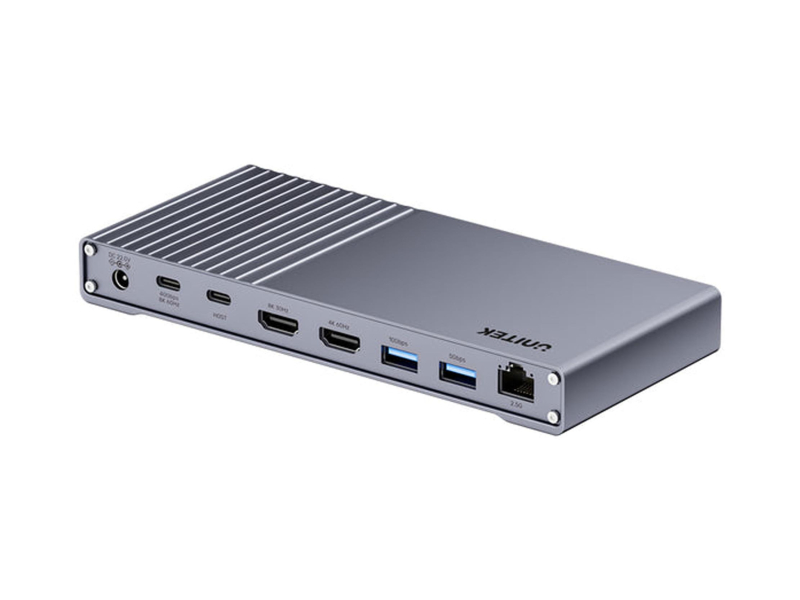 Unitek Dreifach USB4 40Gb/s Dockingstation, 120W Netzteil