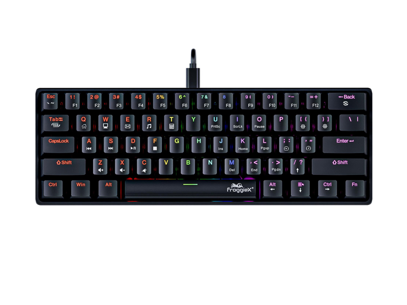 FroggieX Raven Strike FX-PC-K2-B RGB Schwarz