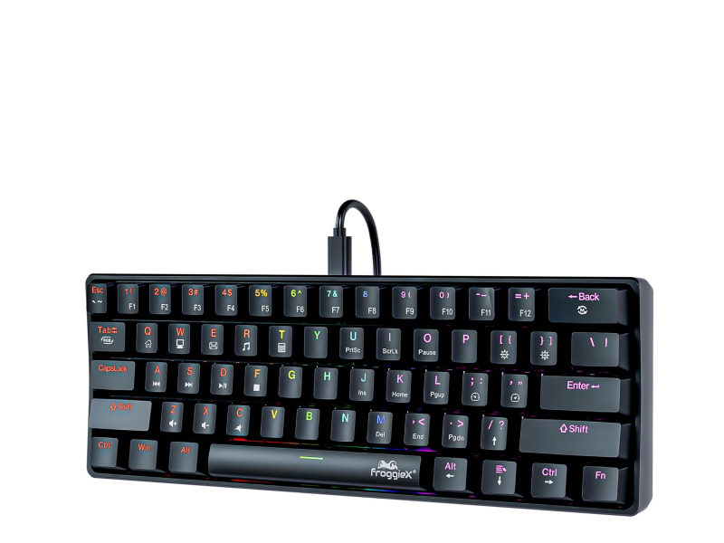 FroggieX Raven Strike FX-PC-K2-B RGB Schwarz
