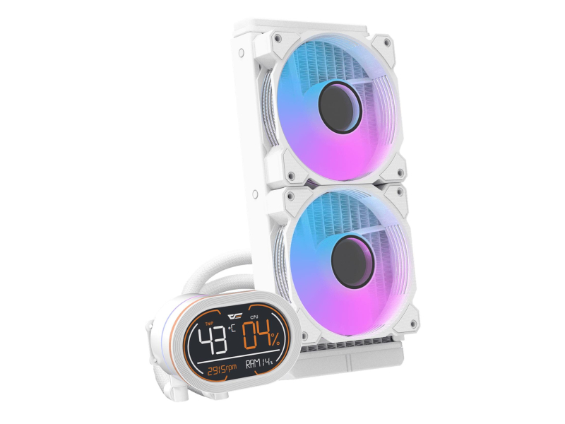 DarkFlash DH240D 2x120mm Weiß