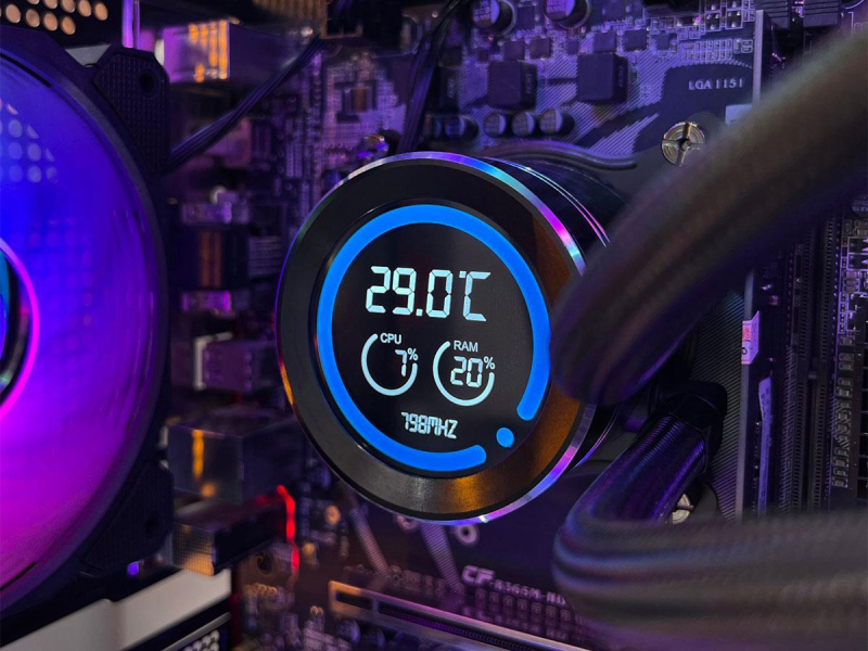 DarkFlash DN-D240 2x120mm Weiß