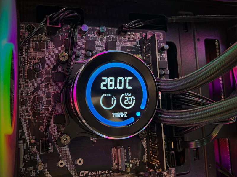 DarkFlash DN-D240 2x120mm Weiß