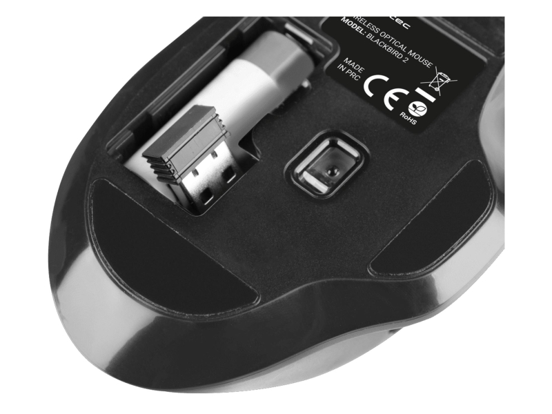 Natec BLACKBIRD 2 Kabellose Maus 1600DPI Schwarz