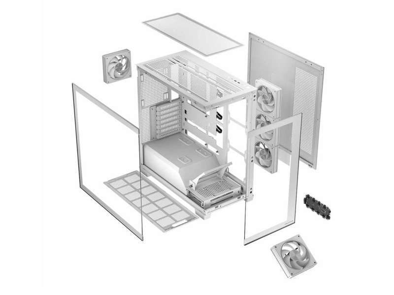 MODECOM Volcano Stellar Plus ARGB Midi 5F White