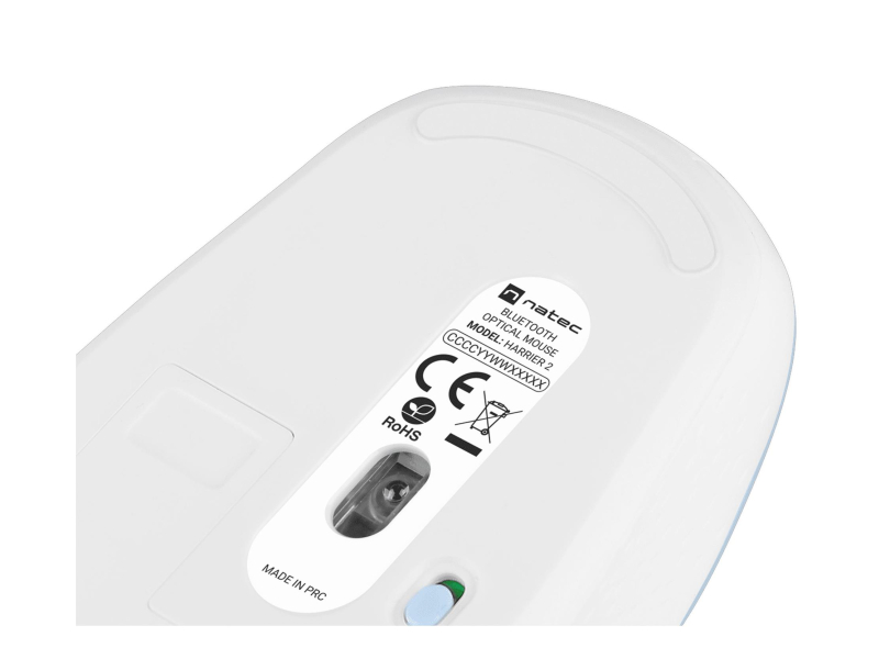Natec MAUS HARRIER 2 KABELLOS 1600DPI BLUETOOTH 5.1 WEISS-ROT