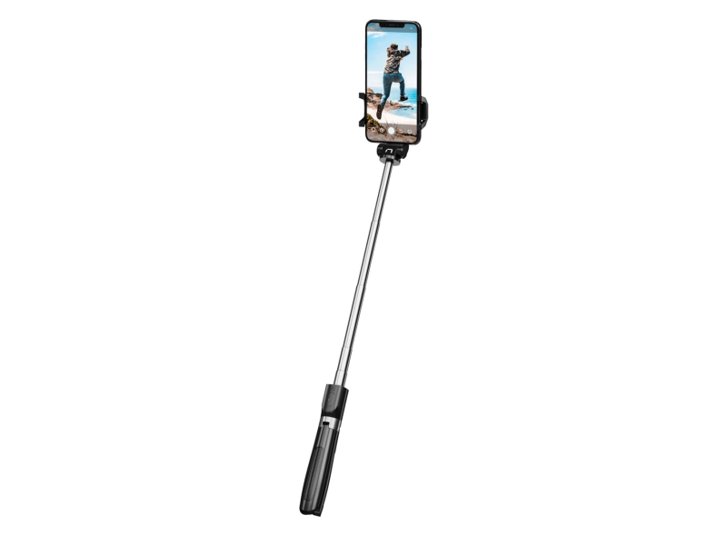 Natec SELFIE STICK TRIPOD Kabellos ALVITO BT 4.0 Schwarz