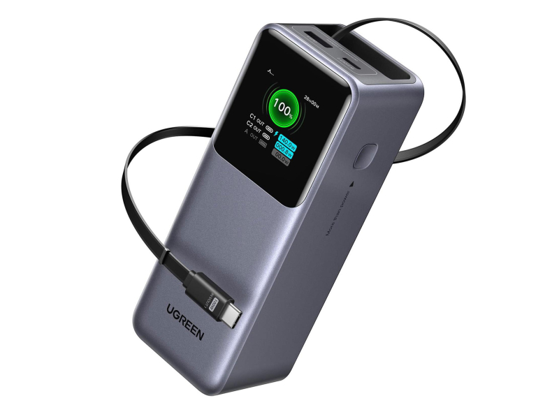 UGREEN Powerbank 20000mAh PB726USB + USB-C165W mit Kabel grau