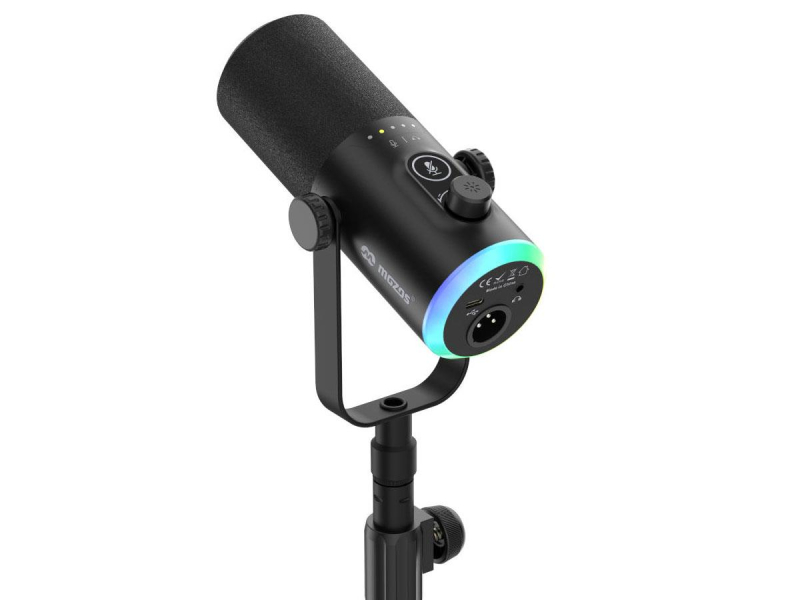 Mozos GM-ONE-BK dynamisches Studio-Mikrofon USB-C und XLR