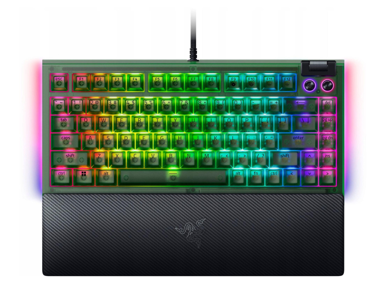 Razer BlackWidow V4 75% Phantom Green