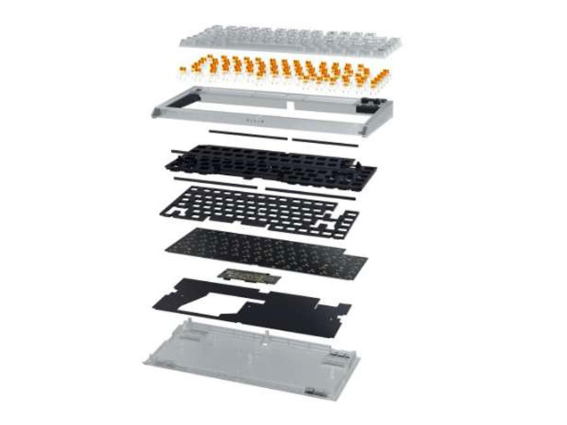 Razer BlackWidow V4 75% Phantom White