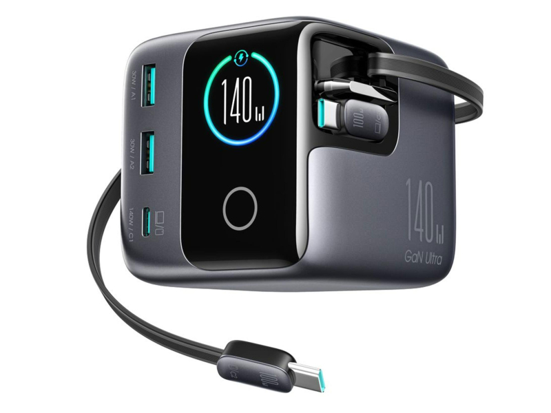 JoyRoom Schreibtisch-Station mit USB C 140W GaN 5 Anschlüsse