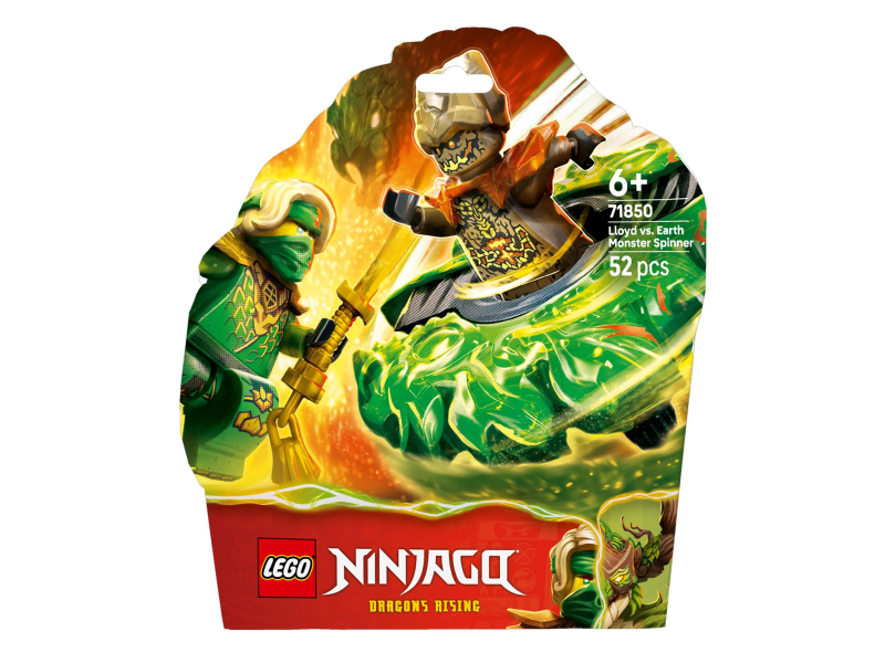 LEGO NINJAGO 71850 Lloyd gegen den Erdwurm auf dem Spinner