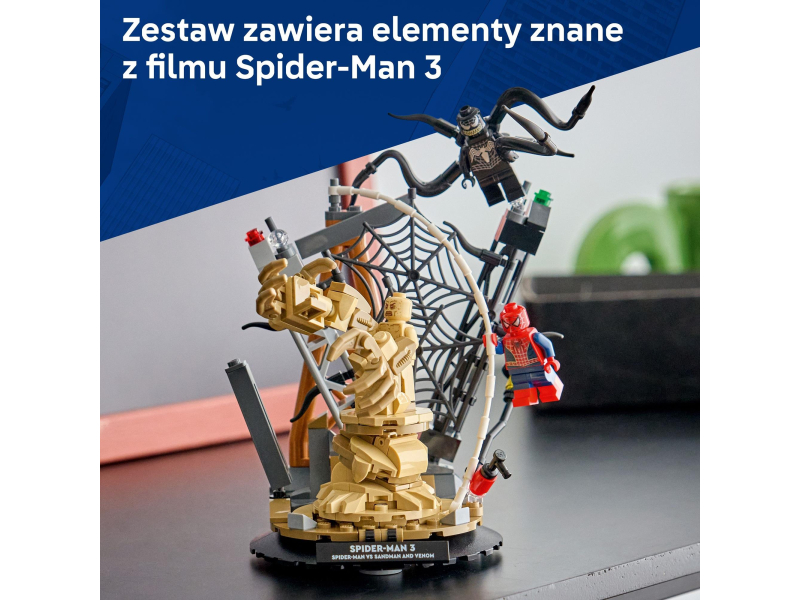 LEGO SUPER HEROES 76334 Epische Schlacht: Spider-Man gegen Sandman