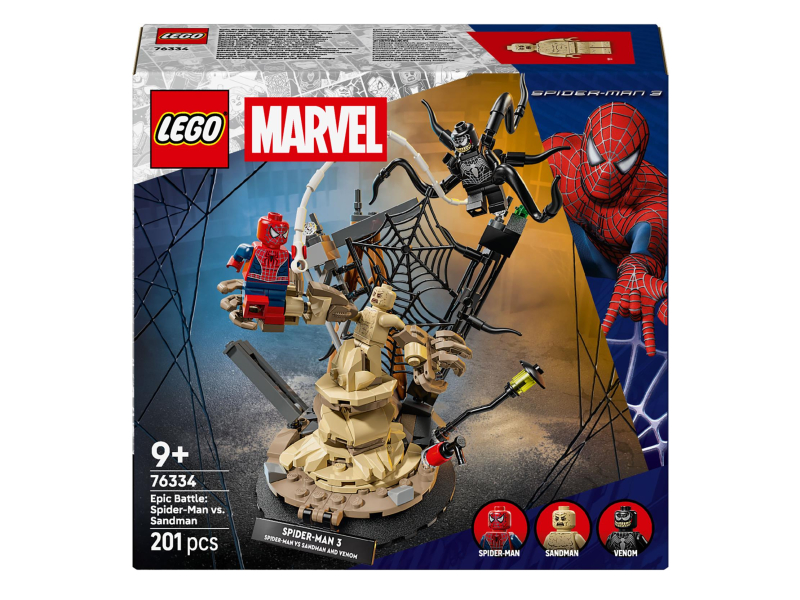 LEGO SUPER HEROES 76334 Epische Schlacht: Spider-Man gegen Sandman