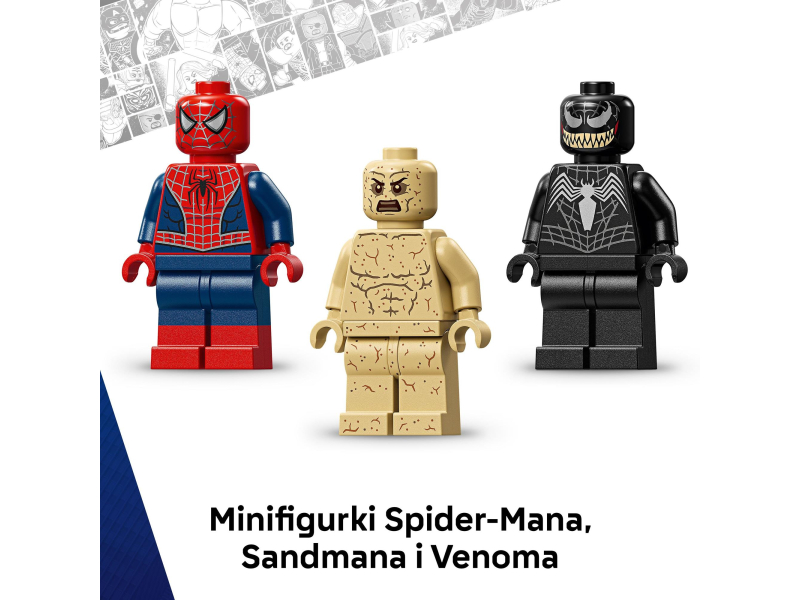 LEGO SUPER HEROES 76334 Epische Schlacht: Spider-Man gegen Sandman