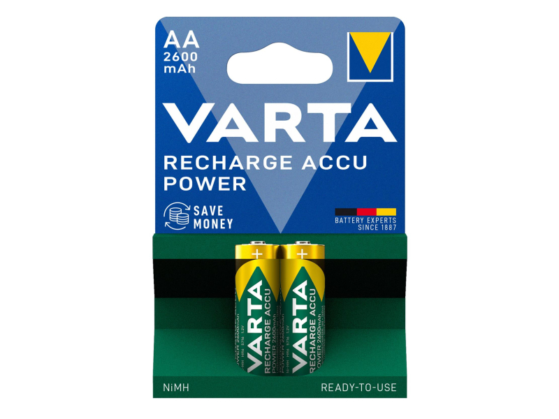 Varta Recharge Accu Power AA 2600mAh (2 Stück)