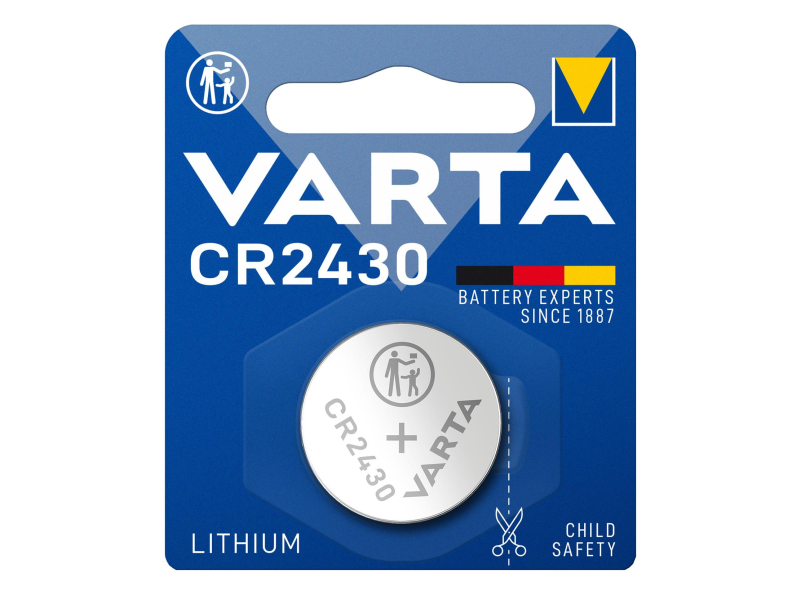 Varta Lithium Knopfzellen CR2430 (1 Stück)