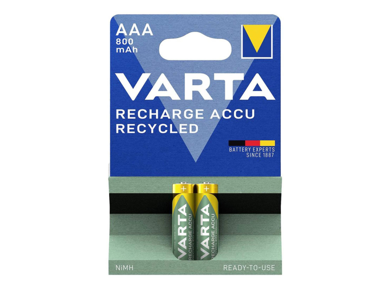 Varta Recharge Accu Recycled AAA 800mAh (2 Stück)
