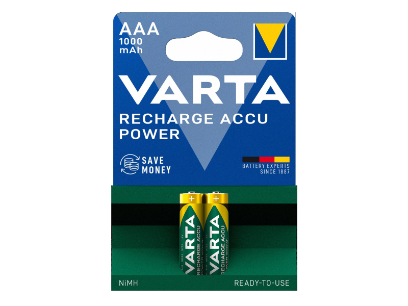 Varta Recharge Accu Power AAA 1000mAh (2 Stück)