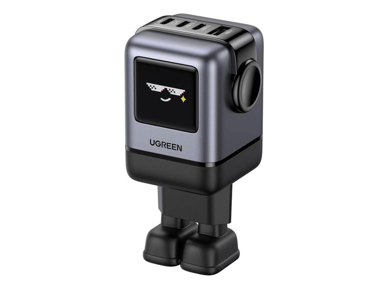 UGREEN Netzladegerät Nexode RG Robot GaN 3x USB-C + USB 100W