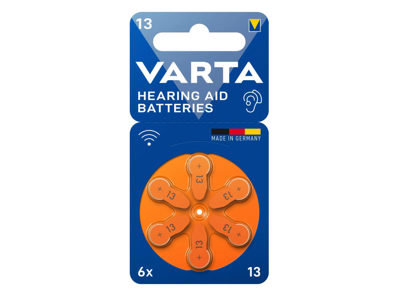 Varta Batterie für Hörgeräte 13 / PR48 (6 Stück)