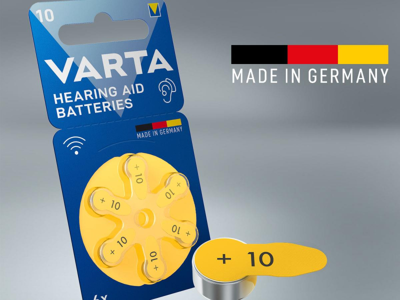 Varta Batterie für Hörgeräte 10 / PR70