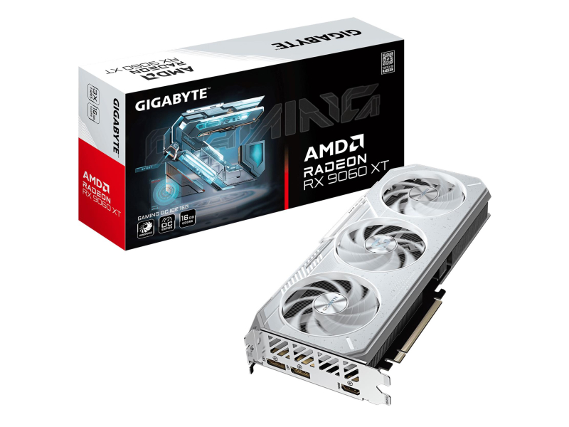 Gigabyte Radeon RX 9060 XT Gaming OC ICE 16G GDDR6