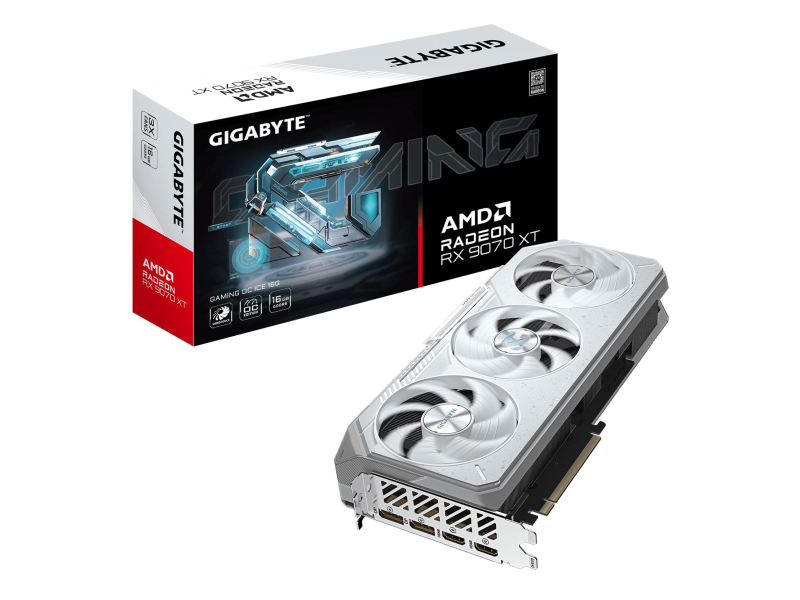 Gigabyte Radeon RX 9070 XT Gaming OC ICE 16G GDDR6
