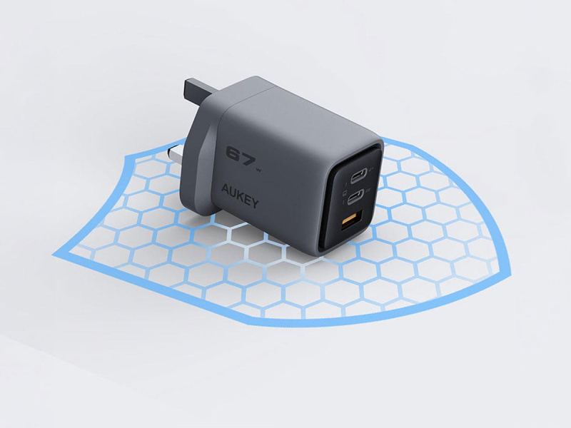 Aukey Ładowarka Comet Mix 3 67W PD GaN