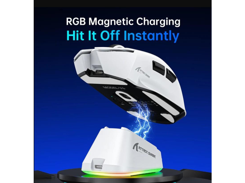 Attack Shark V6 Ultra-Light Tri-Mode schwarz