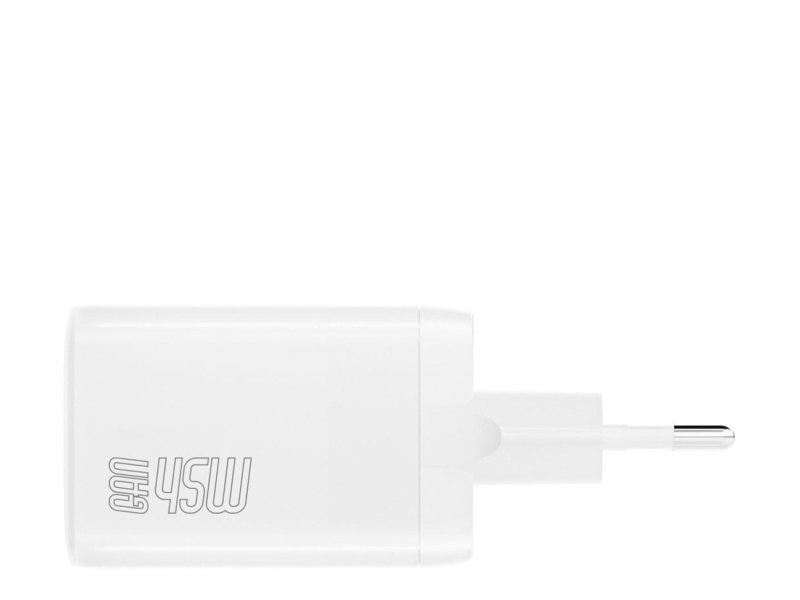 4smarts Wandladegerät PDPlug Dual 45W GaN 2C weiß
