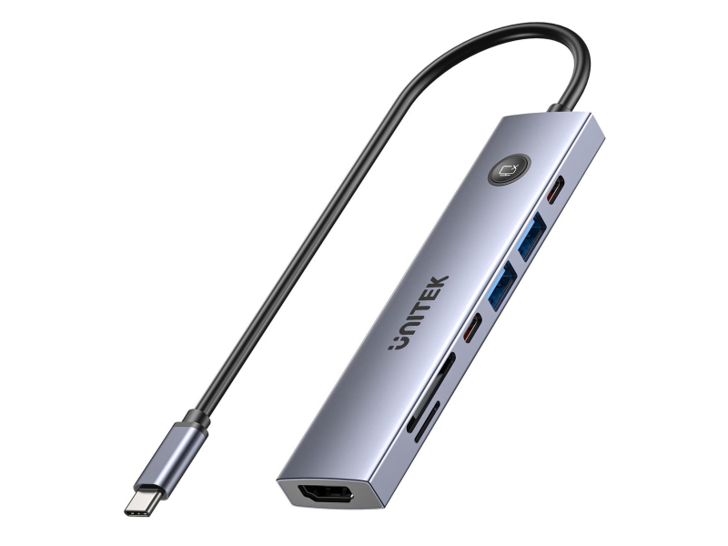 Unitek USB-C 3.0 + USB-A 3.0+HDMI2.0+SD/Micro SD 3.0+ PD 100W+Scree
