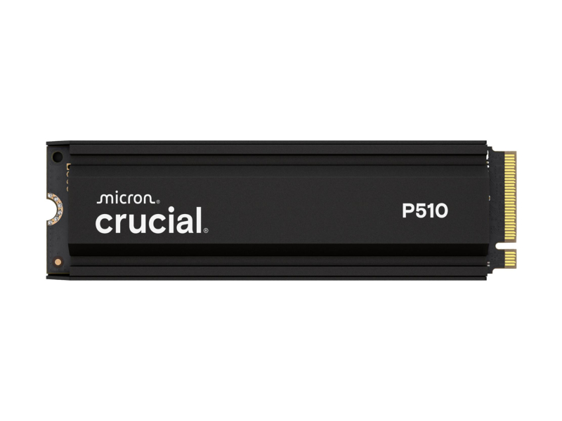 SSD-Festplatte Crucial 2TB M.2 PCIe Gen5 NVMe P510 Heatsink