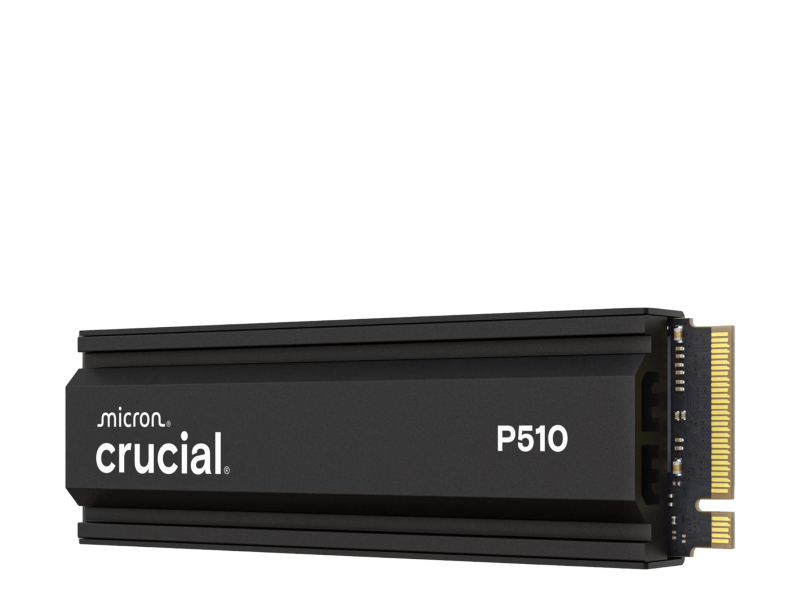 SSD-Festplatte Crucial 2TB M.2 PCIe Gen5 NVMe P510 Heatsink