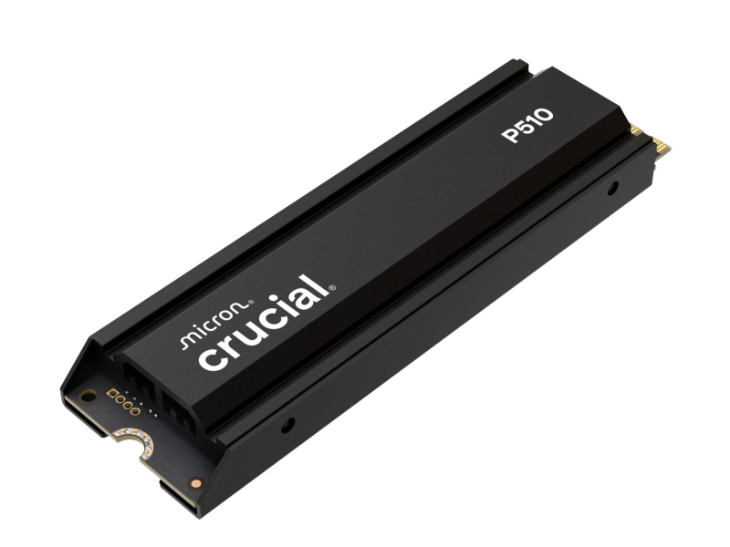 SSD-Festplatte Crucial 2TB M.2 PCIe Gen5 NVMe P510 Heatsink