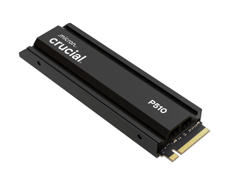 SSD-Festplatte Crucial 2TB M.2 PCIe Gen5 NVMe P510 Heatsink