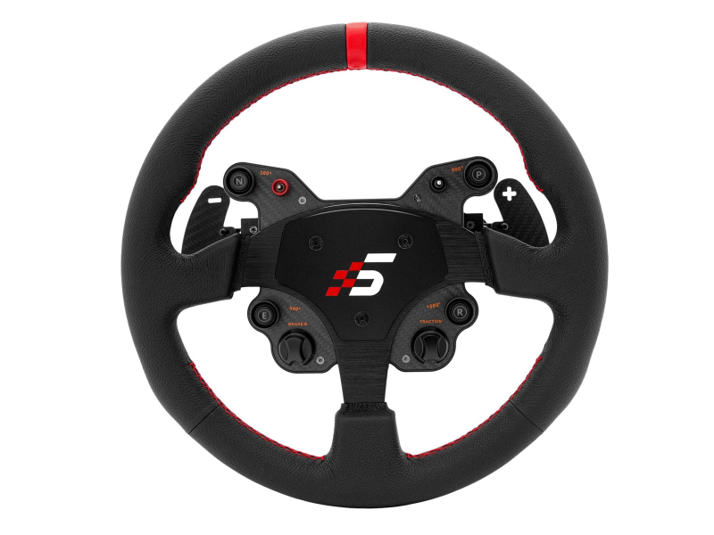 SIMAGIC GT1 Rundlenkrad, Schaltwippen, Leder, QR70